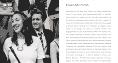 Desktop Screenshot of owenmcintosh.com